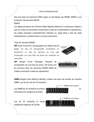 Guia memoria ram | PDF