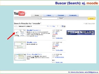 Dr. Antonio Alva Santos  [email_address] Buscar (Search): ej.  moodle 