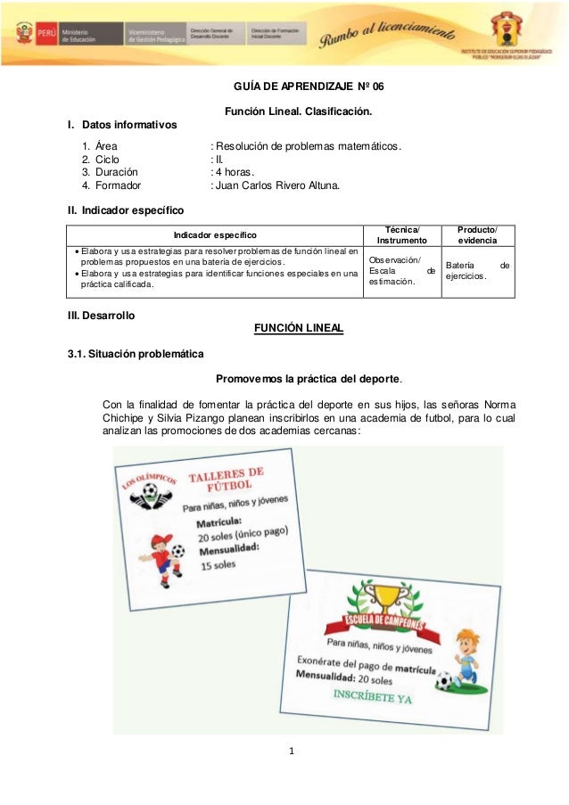 Guía N° 06 resolución problemas matemáticos II 2 gua n 06 resolucin problemas matemticos ii 1 638