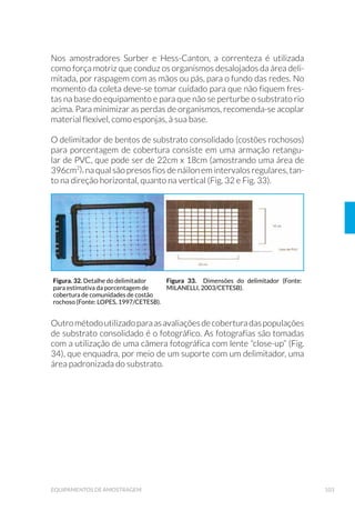 5HGH GH GLVWULEXL©¥R 
Figura 85. Torneiras localizadas no laboratório da ETA para controle das etapas
GR SURFHVVR GH WUDWDPHQWR 
Figura 86. ROHWD GH DPRVWUD QD WRUQHLUD DSµV R KLGU¶PHWUR 
Figura 87 ROHWD GH DPRVWUD QD WRUQHLUD GR MDUGLP DSµV KLGU¶PHWUR 
Figura 88. Coleta de amostras em reservatório com balde e corda estéreis:
$ 