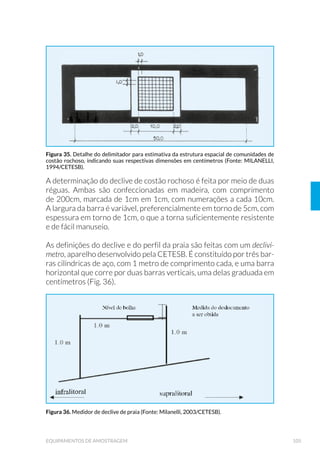 %DOGH H FRUGD HVW«ULO HP SURFHGLPHQWR GH FROHWD 
Figura 89. Vista interna do container de uma Estação Automática
de Monitoramento: (A) Em primeiro plano o amostrador automático refrigerado
e, ao fundo, o gabinete onde estão instalados o CLP e os medidores de pH, OD,
WHPSHUDWXUD H FRQGXWLYLGDGH HO«WULFD % 