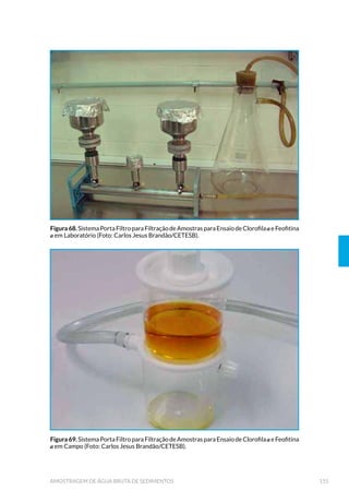 3.5.33 Solução Transeau 74
4 CONTROLE DE QUALIDADE NA AMOSTRAGEM 75
 %UDQFRV 
 %UDQFR GH DPSR H GH 9LDJHP 
 %UDQFR GH (TXLSDPHQWRV 
 %UDQFR GH )UDVFDULD 
 %UDQFR GH 6LVWHPD GH )LOWUD©¥R 
4.2 Duplicata de Campo 78
4.3 Temperatura de Transporte e Armazenamento 78
4.4 Incerteza da Amostragem 79
 