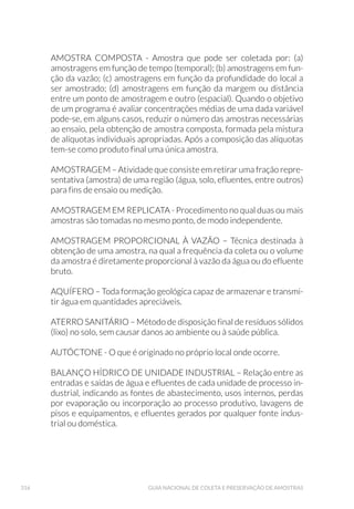 Figura 61 3URFHGLPHQWR GH SUHVHUYD©¥R GH DPRVWUD $ 