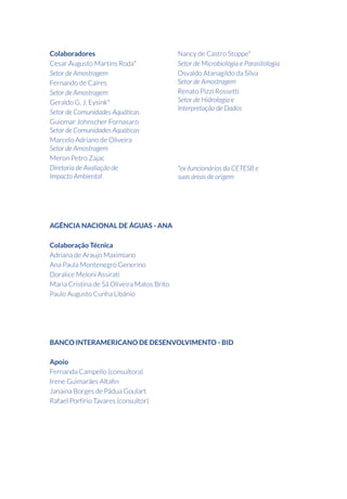 © Agência Nacional de Águas – ANA, 2011
Setor Policial Sul, Area 5, Quadra 3,
Blocos B, L, M e T.
(3  %UDV¯OLD × ')
3$%;  