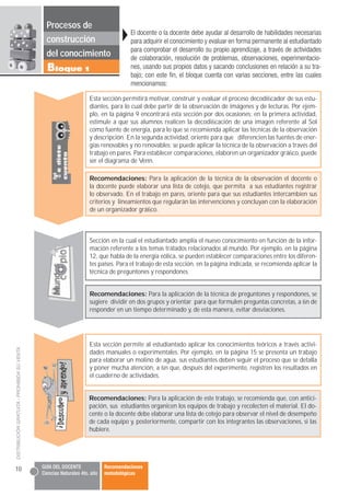 Procesos de
                                                                                     El docente o la docente d...