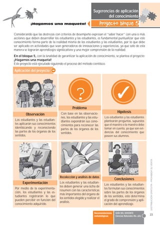 Sugerencias de aplicación
                                                                       del conocimiento
        ...