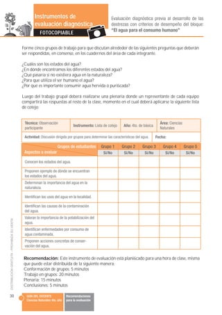Instrumentos de                                      Evaluación diagnóstica previa al desarrollo de las
                  ...