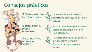 Guiando a los Hijos para Asistir a la Iglesia | PPTX