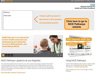 Click here to go to NICE Pathways website 