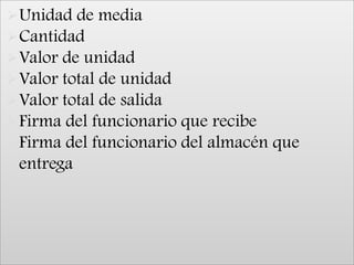 Nombre del comprobante y tipo de bien