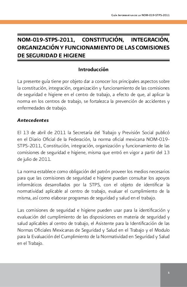 Normas Oficiales Mexicanas A Aplicarse En Una Organización