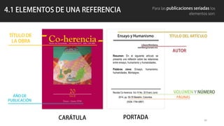 20
Vol.10
Enero – Junio 2014
Resumen: En el siguiente artículo se
presenta una reflexión sobre las relaciones
entre ensayo, humanismo y humanidades.
Palabras clave: Ensayo, humanismo,
humanidades, Montaigne.
Revista Co-herencia Vol.10 No. 20 Enero Junio
2014, pp. 59-79 Medellín, Colombia
(ISSN 1794-5887)
30
Para las los
elementos son:
 