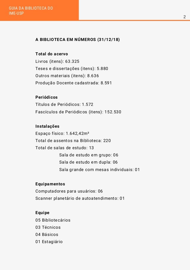 Guia Online Da Biblioteca Do Ime Usp