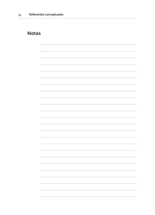 Notas
34 Referentes conceptuales
 