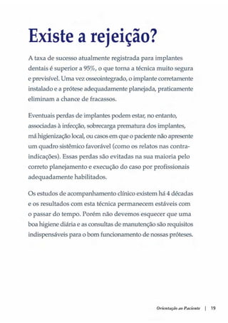 Guia orientacao implantes