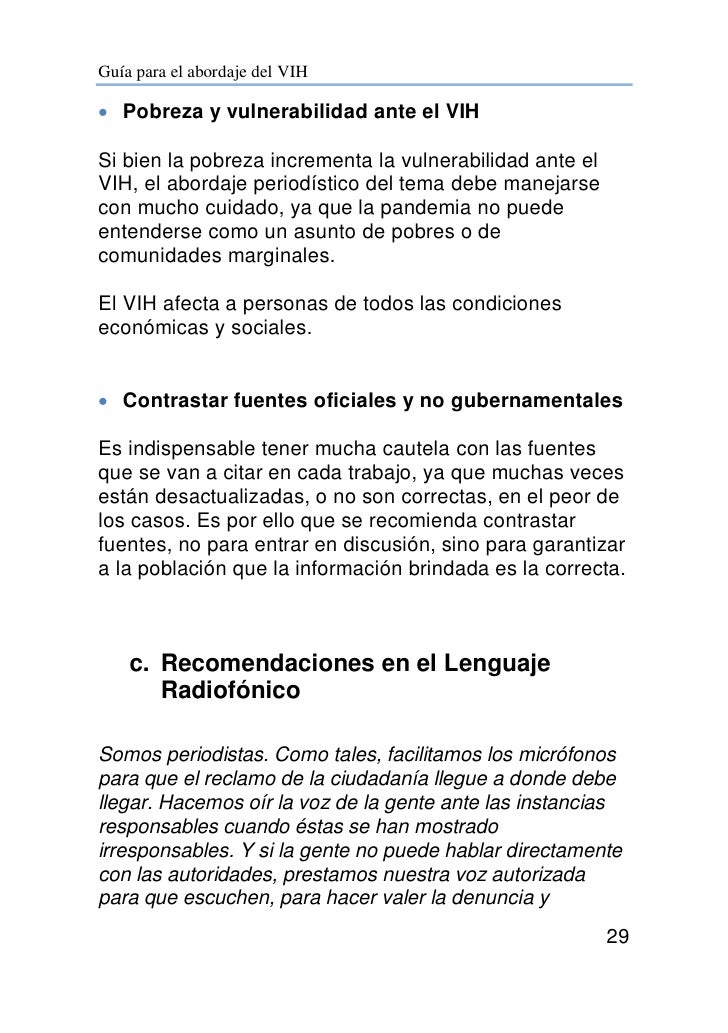 preguntas interesantes sobre el vih guia para abordaje del vih en los medios de comunicaci 243 n preguntas interesantes sobre el vih guia para abordaje del vih en los medios de comunicaci 243 n