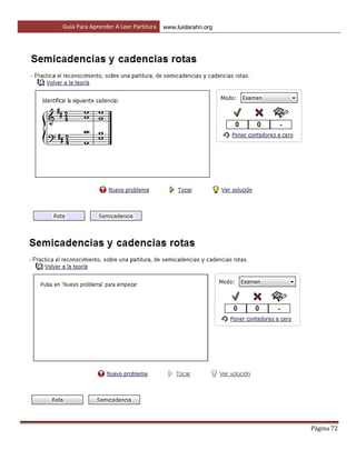 Guía Para Aprender A Leer Partitura www.luislarahn.org
Página 72
 