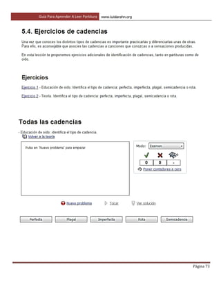 Guía Para Aprender A Leer Partitura www.luislarahn.org
Página 73
 