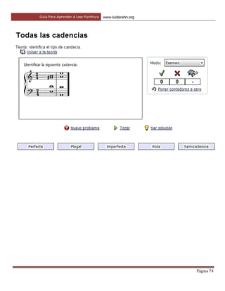 Guía Para Aprender A Leer Partitura www.luislarahn.org
Página 74
 