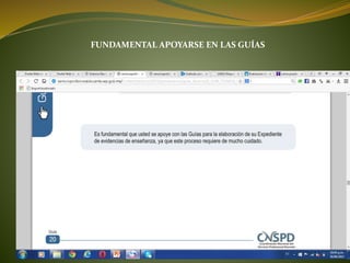 FUNDAMENTAL APOYARSE EN LAS GUÍAS
 