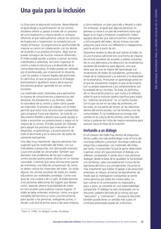 Guía para la Educación Inclusiva. Desarrollando el aprendizaje y la ...