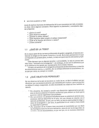 Guia para elaborar la tesis