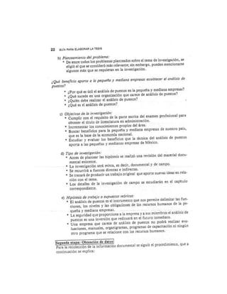 Guia para elaborar la tesis