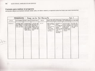 Guia para el analisis de un edificio