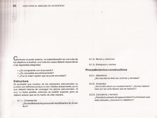 Guia para el analisis de un edificio