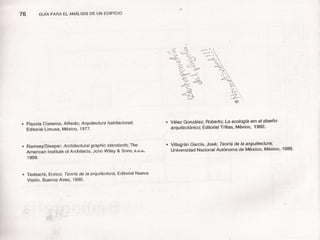 Guia para el analisis de un edificio