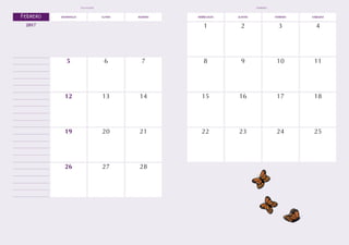 domingo martes jueves
lunes miércoles viernes sábado
2017 4
8
1
9
5 6 7 10
2 3
11
12 15
13 16
14 17 18
19 22
20 21 23 24 25
26 27 28
Febrero
febrero
igualdad
 