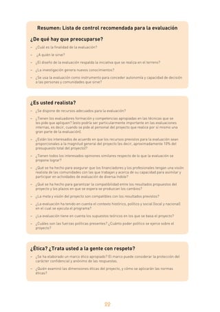 Guia para el seguimiento y evaluación de proyectos comunitarios | PDF