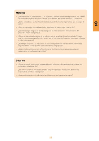 Guia para el seguimiento y evaluación de proyectos comunitarios | PDF