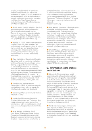 Guia para el seguimiento y evaluación de proyectos comunitarios | PDF