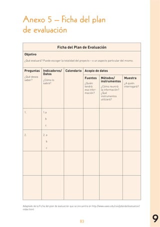Guia para el seguimiento y evaluación de proyectos comunitarios | PDF