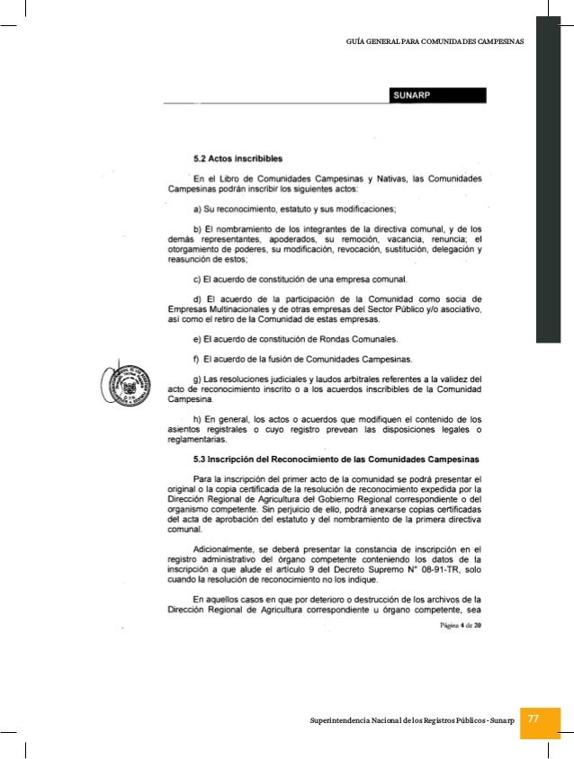 Guia Para El Tramite De Estatuto