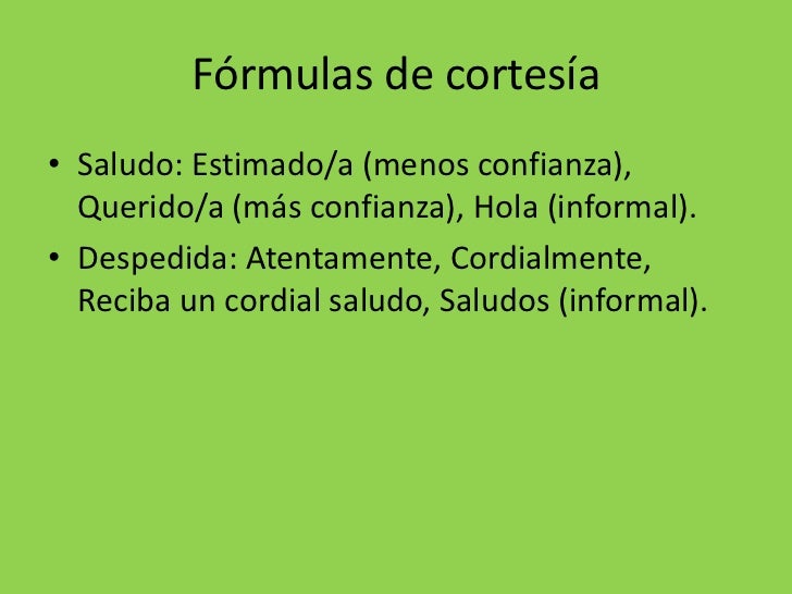 Guia para escribir un e mail formal