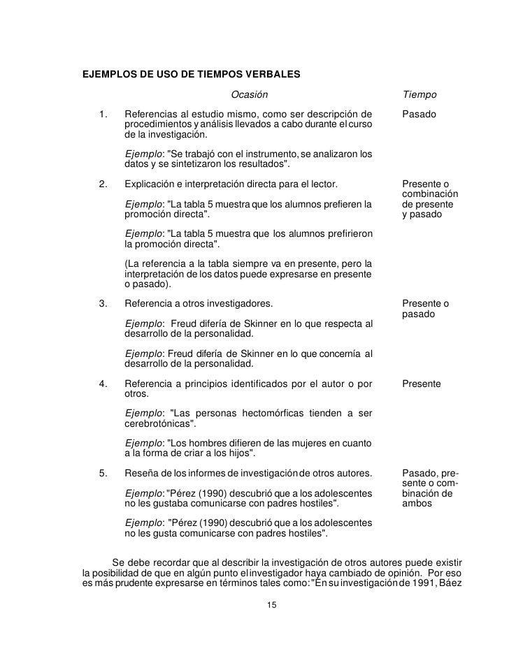 Guia para la presentación de trabajos escritos