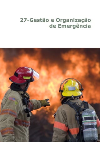 27-Gestão e Organização
de Emergência
 
