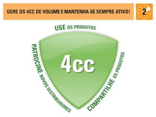 Gere os 4cc de volumeemantenha-se sempre ativo! 2
 
