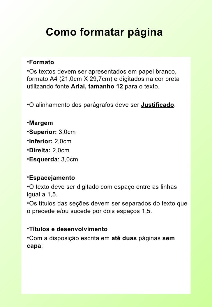 Normas abnt fonte e tamanho da letra Normas abnt fonte e tamanho da letra