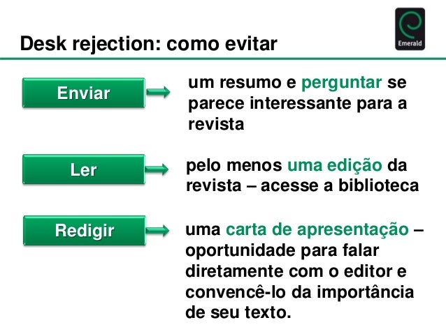 Publicar artigo cientifico em revista