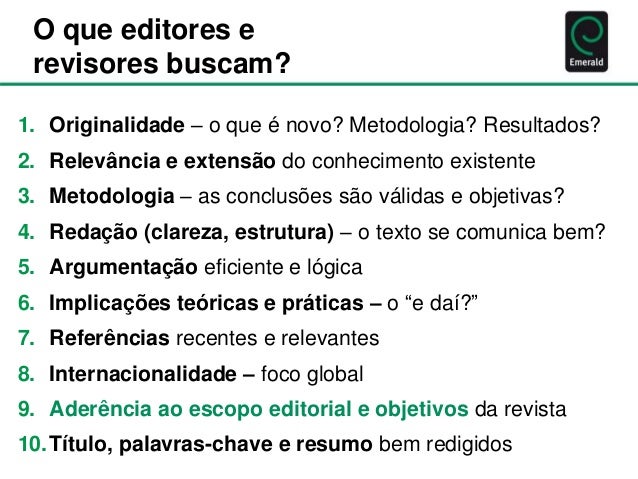 Publicar artigo cientifico em revista