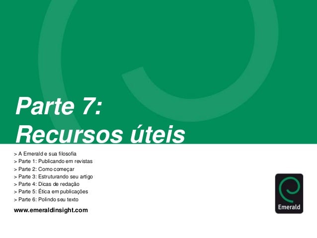 Artigos cientificos publicados em revistas