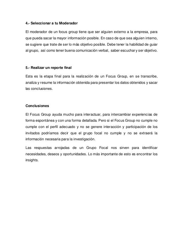 focus group tipo de preguntas guia para realizar un focus group focus group tipo de preguntas guia para realizar un focus group