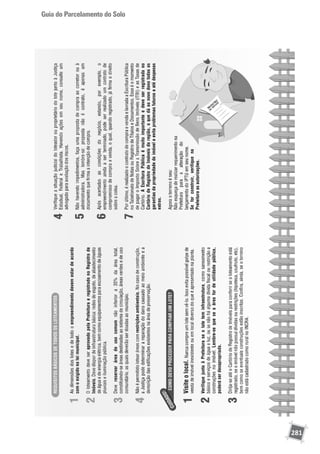 Guia do Parcelamento do Solo
281
 