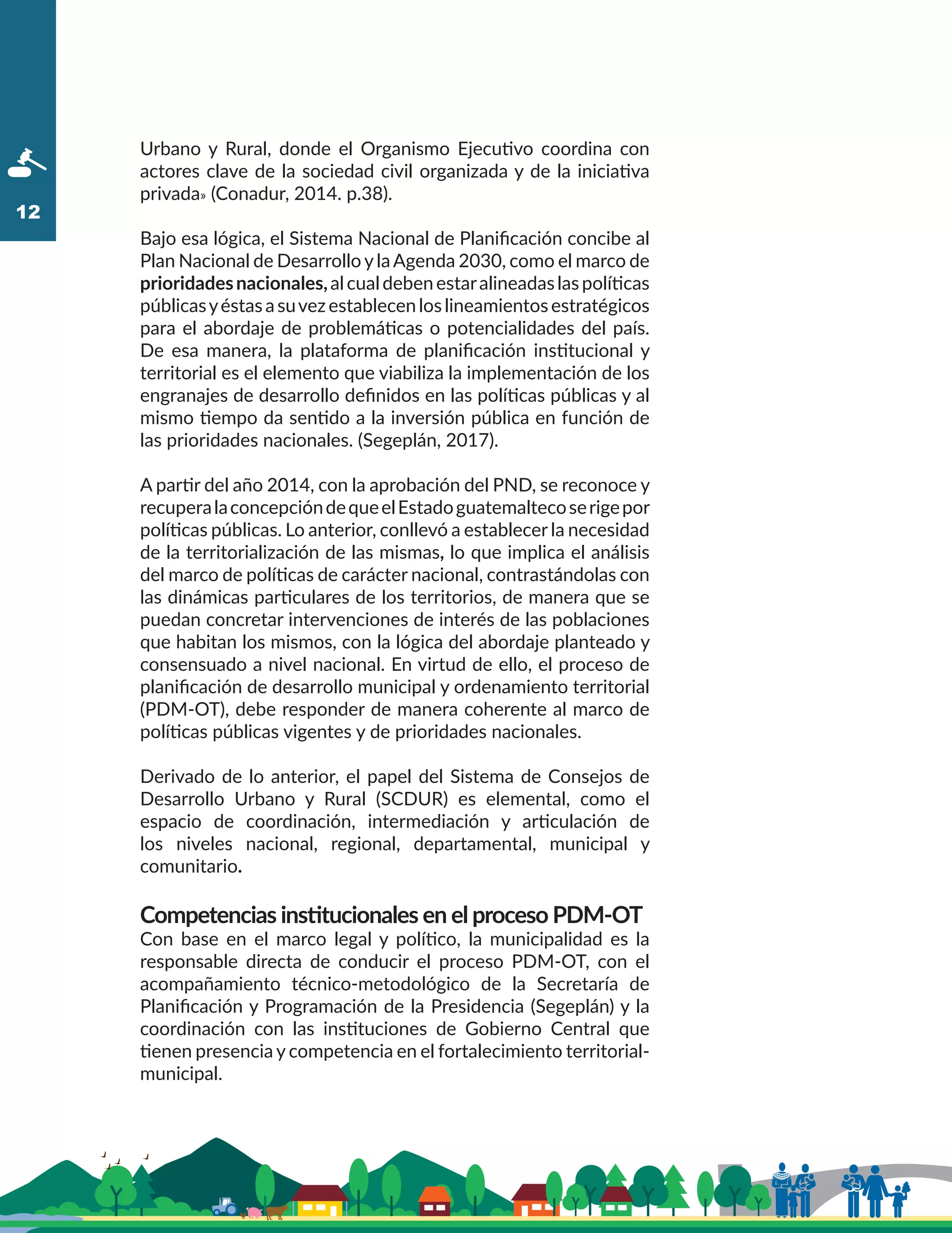Guía metodológica para la elaboración del Plan de Desarrollo Municipal ...
