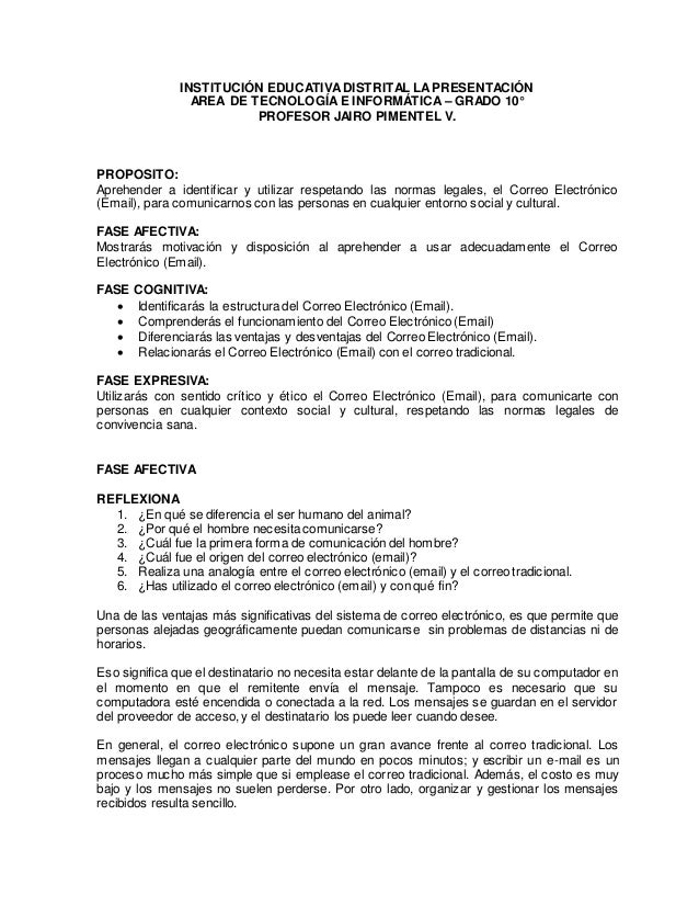 Guia pedagogia conceptual grado 10 email la presentación Guia pedagogia conceptual grado 10 email la presentación