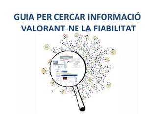 Guia per cercar informació. CM i CS de primaria. | PPT