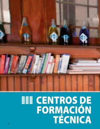 CENTROS DE
FORMACIÓN
TÉCNICA
III
44
 